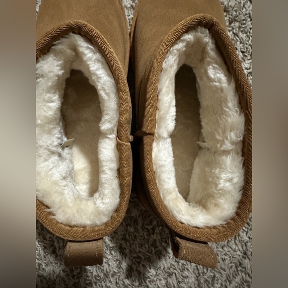 PROJECT CLOUD Hippy Women’s Ankle Boots 100% Genuine Suede in Chestnut - Picture 3 of 7